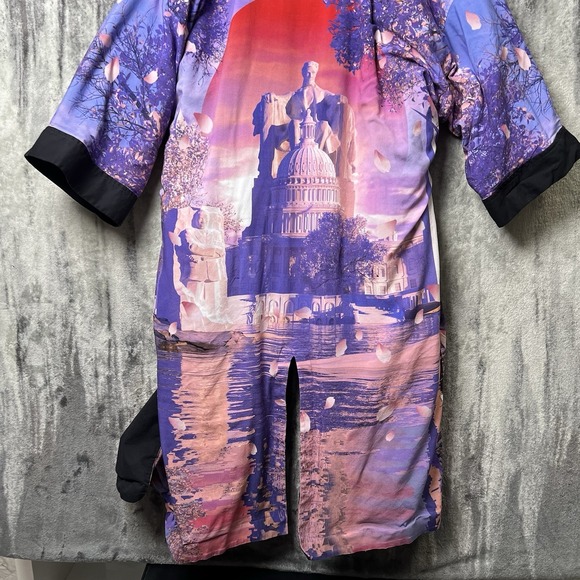 Black Samurai Kimono Size Large Rui Hachimura DC Cherry Blossom 65/500 LE - Picture 6 of 6